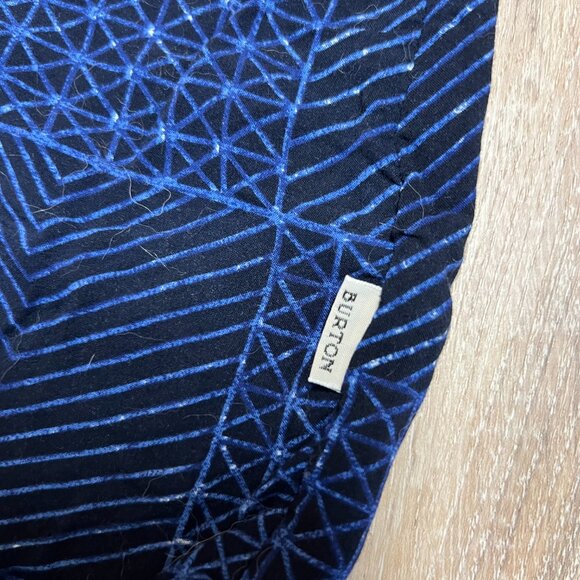 Burton Shirt Tunic Medium Geometric Blue - Picture 4 of 7